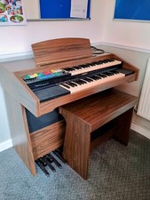 Lowrey 1970's Electronic Organ +stool. 