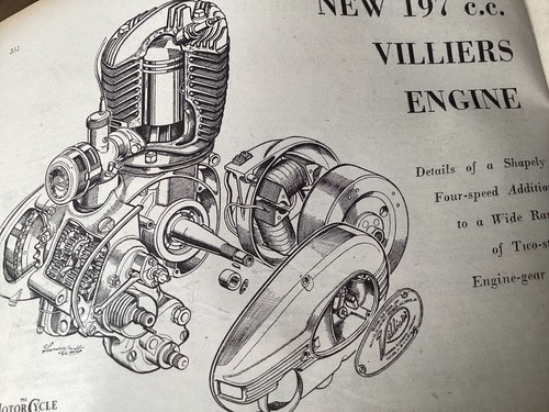 Villiers 4 speed engine - villiers,