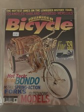 Lowrider Bicycle Magazine - Summer 97- NOS With Poster - Models Pedal Cars