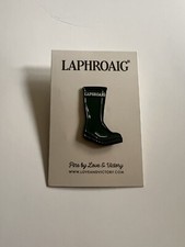 Laphroaig Distillery Green Boot Enamel Pin, Islay Single Malt Scotch