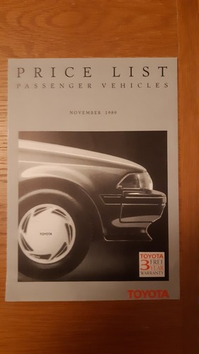 Toyota range price list - range,