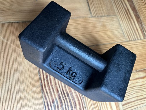 Vintage cast iron 5kg - vintage, 11lb
