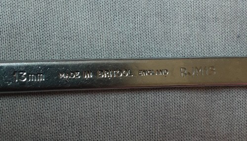 Vintage britool rjm13 13mm - vintage, rjm13,