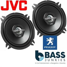 Peugeot 206 1998 - 2006 JVC 5.25" 13cm 500 Watts Rear Door Car Speakers Upgrade