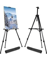 Metal Foldable Easel for Painting Canvases Display