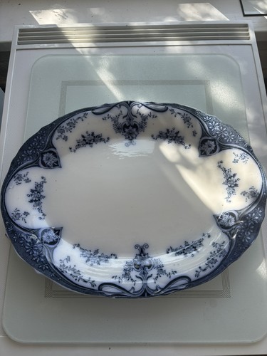 Antique blue white - blue,