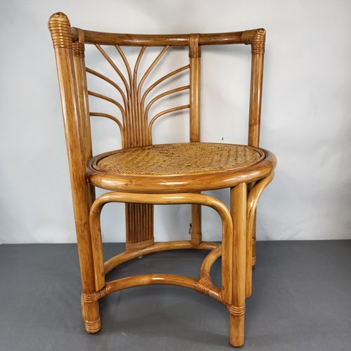 Vintage rattan cane tub - vintage,