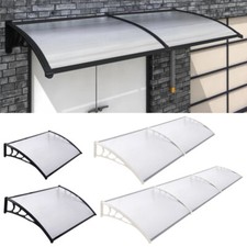 XLarge Door Canopy Awning Front Back Porch Patio Roof Rain Shelter Outdoor Shade