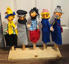 Vintage Wooden Hand Puppet