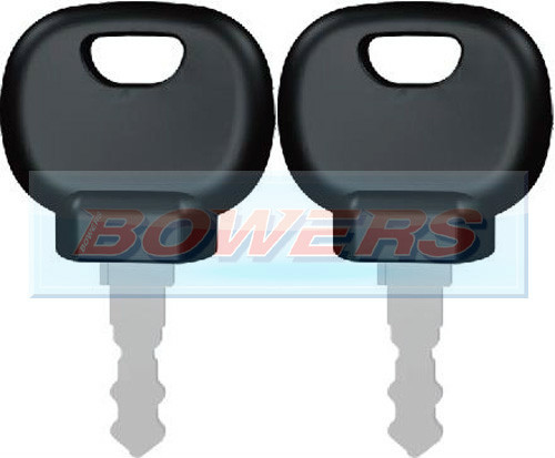 Pair 14607 ignition key - of,