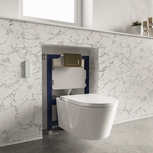 Wall hung smart bidet - smart, japanese