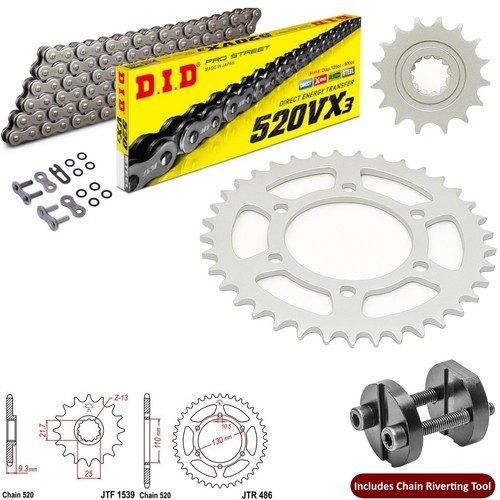 Z500 chain sprocket kit - kit, did