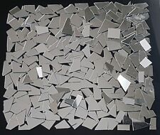 200 Pieces, Off cuts Silver Glass Mirror. 1 mm Thickness. Art&Craft, 