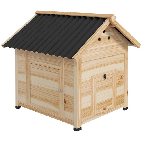 Pawhut wooden duck house - pawhut,