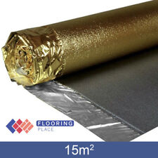 5mm Sonic Gold Acoustic Underlay - 15m2 - For Wood & Laminate Flooring w/Overlap