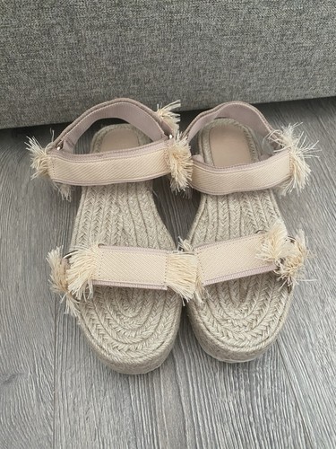 Asos beige platform sandals - beige,