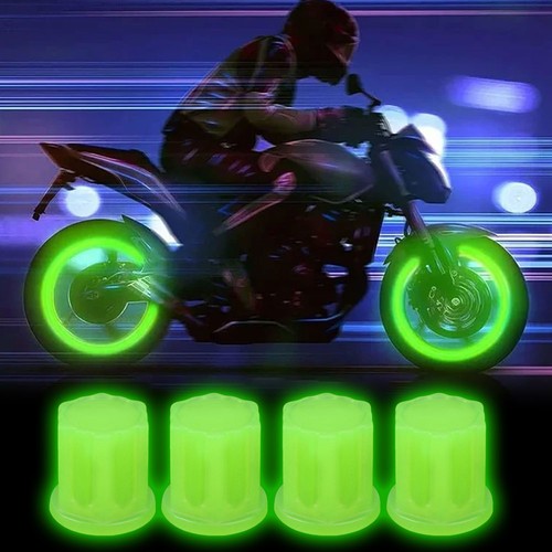4pcs luminous valve caps - luminous, tire