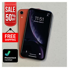 Apple iPhone XR 64GB Black Red 4G Smartphone Unlocked AT&T T-Mobile Verizon