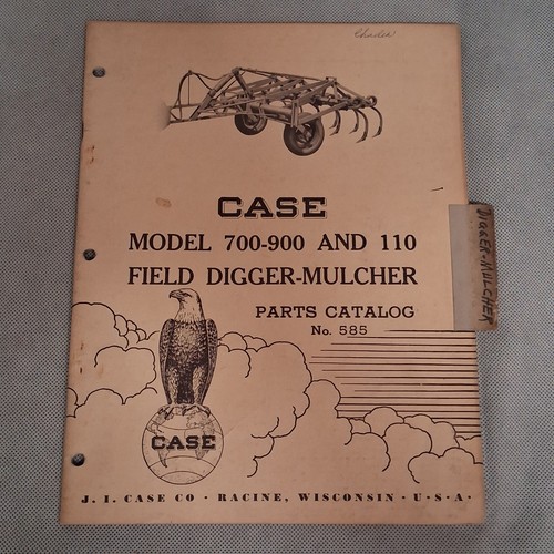Case 700 900 - 110, field