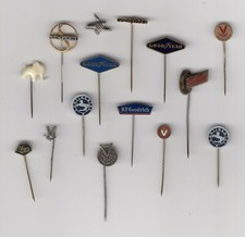 Vintage Tyre Tire pin badges