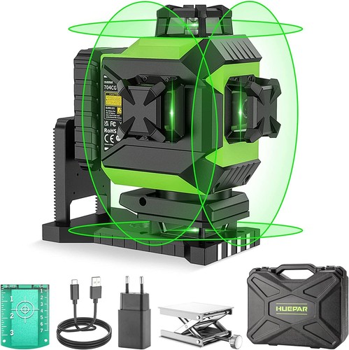 Huepar laser level lines - 4d,