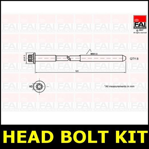 Head bolt kit fits subaru - fits,