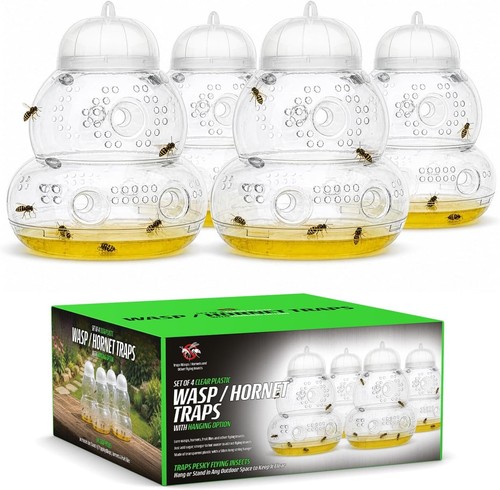 Plastic wasp trap - plastic, large