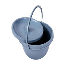 Chamber Pot Pee Container with Lid Easy Clean Bedpan Pee Bucket Toilet Container