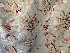Jane Churchill Furnishing Fabric Cicely Red/Ochre 2.8 Mts £50 RRP £115 Mt