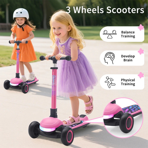 Kids wheel scooter ages - 3-wheel,