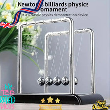 Newton's Cradle Steel Balance Ball Physics Science Pendulum Desk Fun Toy
