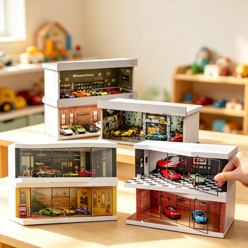 Garage diorama model - us,
