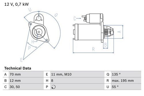Starter for nissan - for, nissan:almera