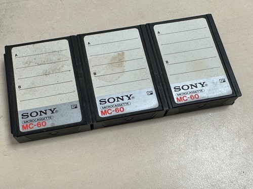 Sony microcassette tapes - microcassette,
