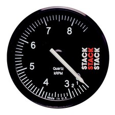 Stack ST400 80mm Rally Recording Tachometer Black Dial 0-3-8500 RPM Rev Range