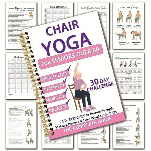 Chair yoga for seniors - yoga,