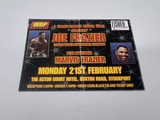 Joe Frazier Uk Appearance Original Ticket 