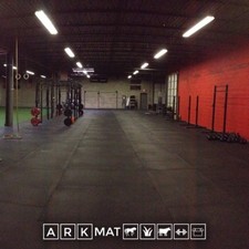 Heavy Duty Rubber Gym Mat 12mm Smooth Commercial Grade Flooring 1.8M x 1.2M 28kg