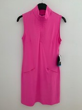 IBKUL Golf Hot Pink Mini Check Ladies Dress BNWT Size XS