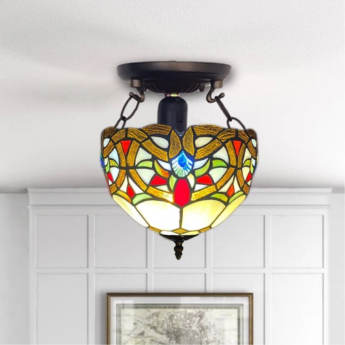 Tiffany ceiling lamp - tiffany,