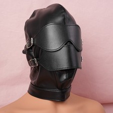 BDSM Head Harness Hood Gimp
