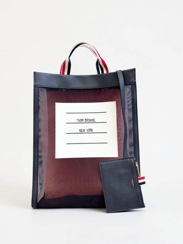 Thom browne mesh tote - thom, with