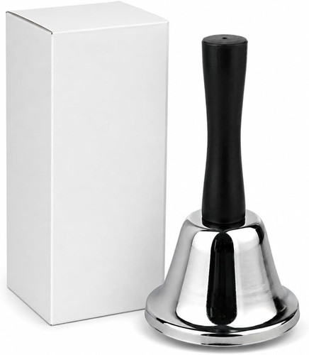 Hand call bell - bell, black