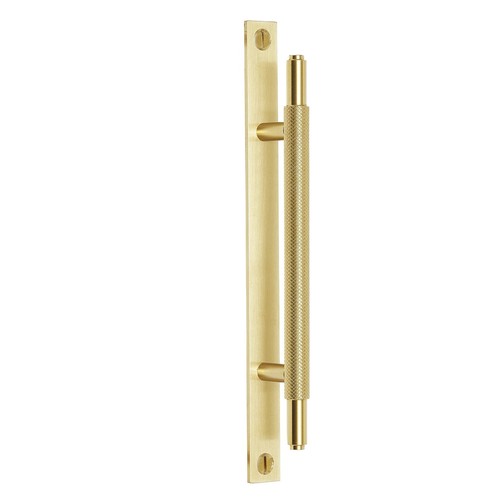 Satin brass knurled - knurled, cabinet