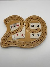Vintage Wooden Cribbage Board