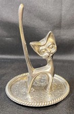 Vintage Seba Silverplate Cat