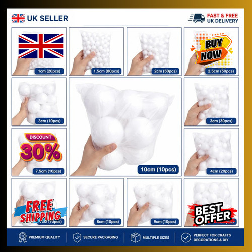 Mini polystyrene foam balls - foam,