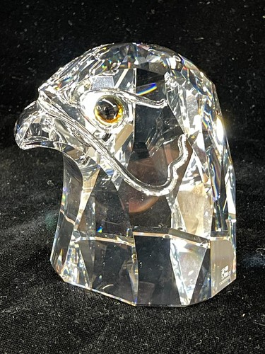 Swarovski falcon head - 4",