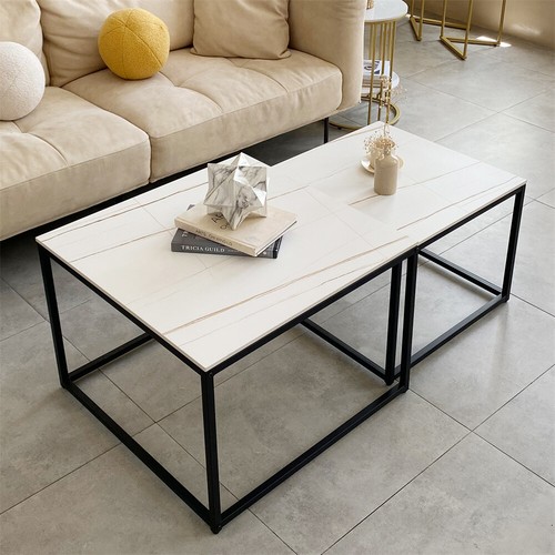 Rectangle round coffee table - coffee,