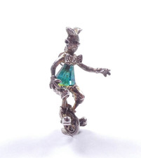 Rare Vintage Clown Charm On